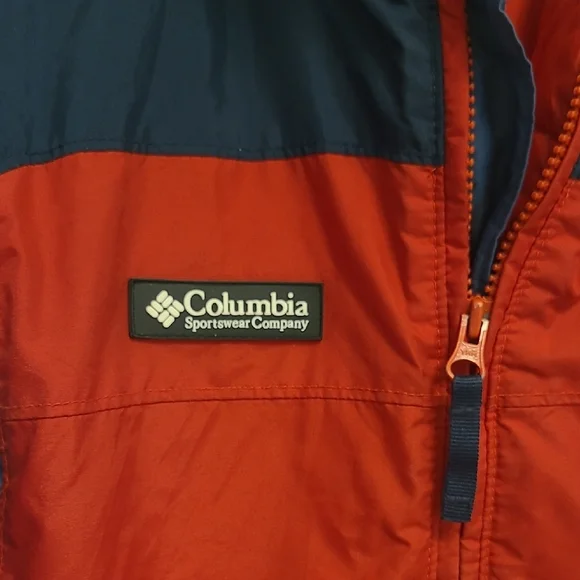 Columbia Kids Puffer Jacket in Red and Navy - Picture 5 of 13